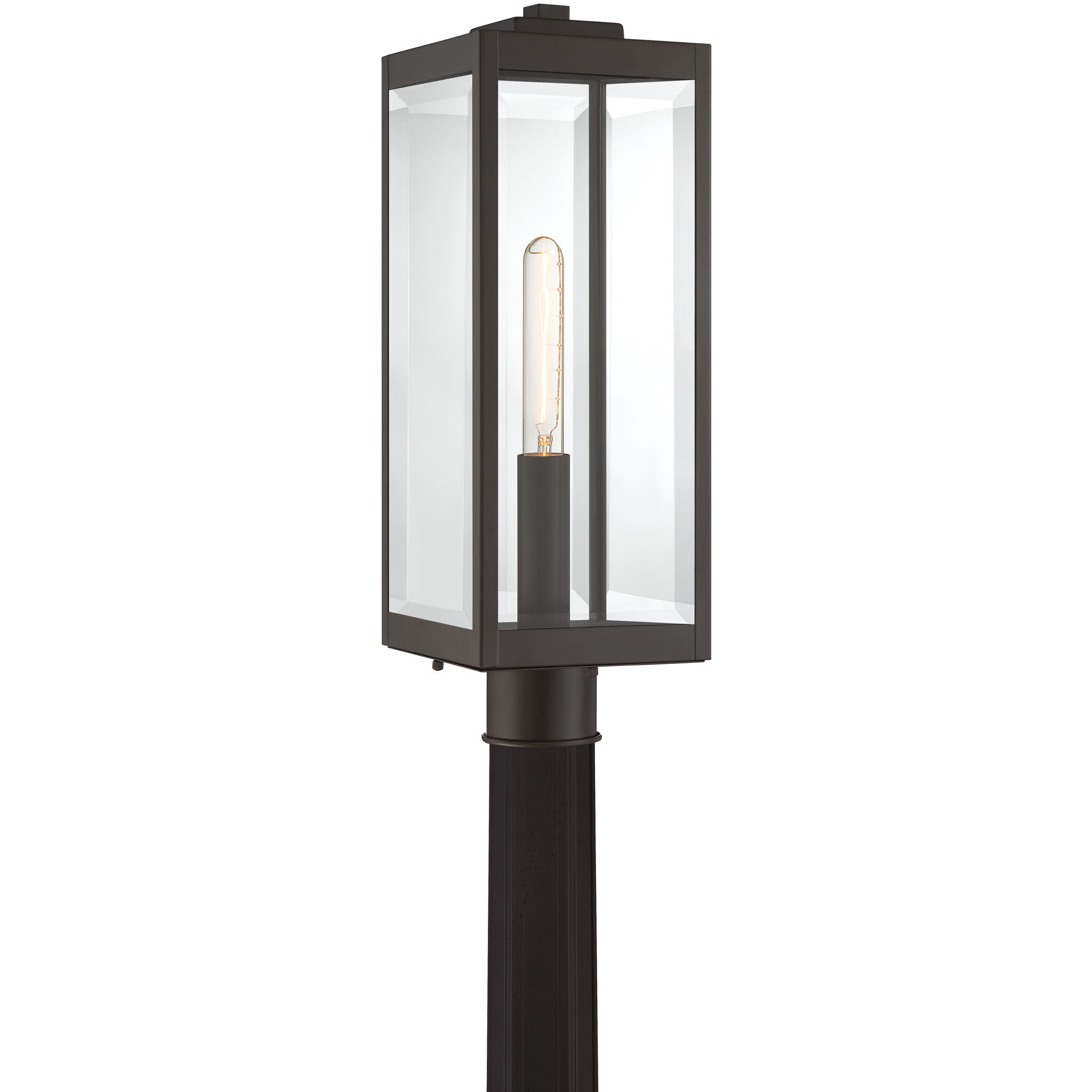 Westover 1 Light 21 inch Western Bronze Outdoor Post Lantern