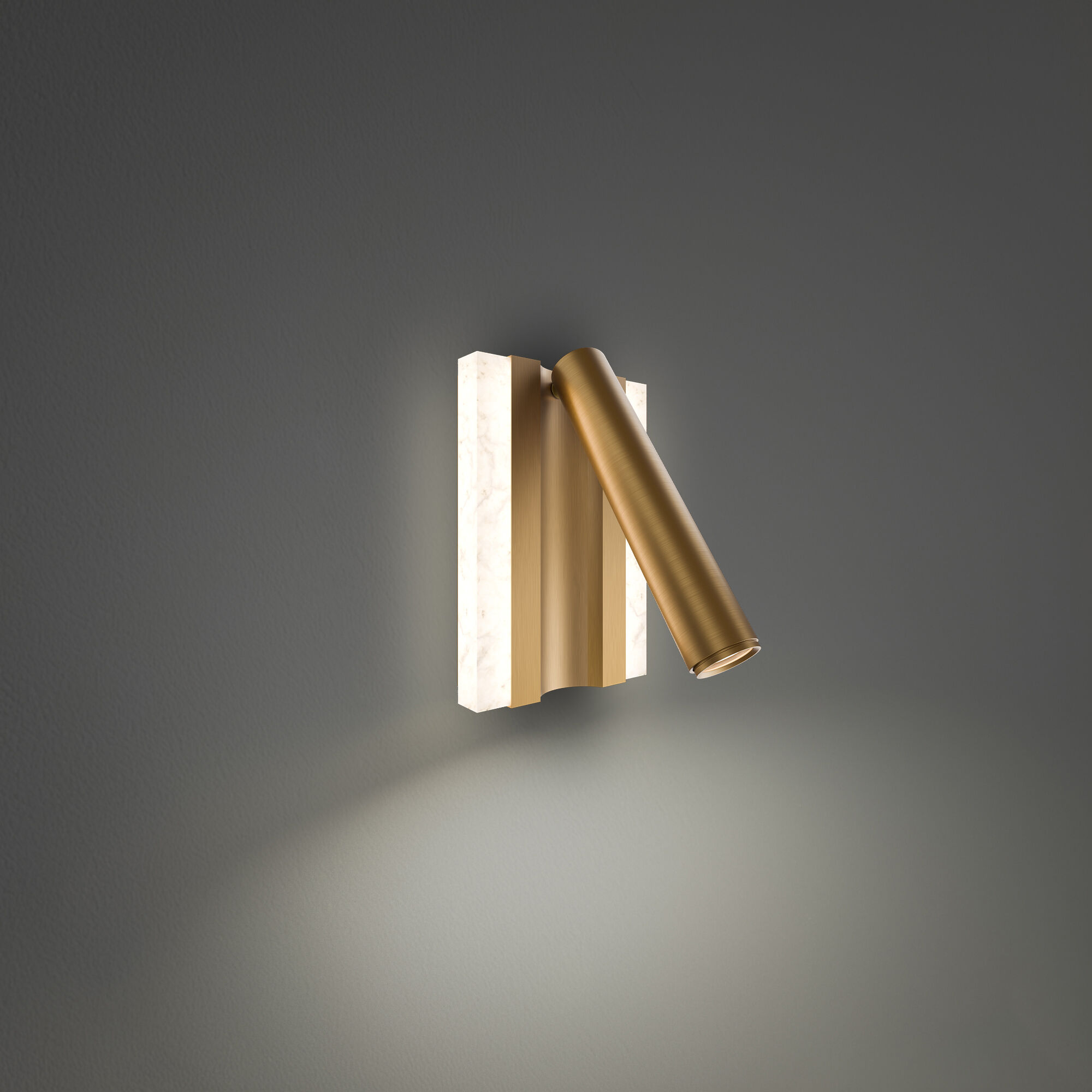 Ivery Indoor Wall Lighting in Aged Brass