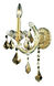 Maria Theresa 1 Light 8 inch Gold Wall Sconce Wall Light in Golden Teak, Royal Cut