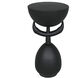 Africa 25 X 14 inch Matte Black Side Table
