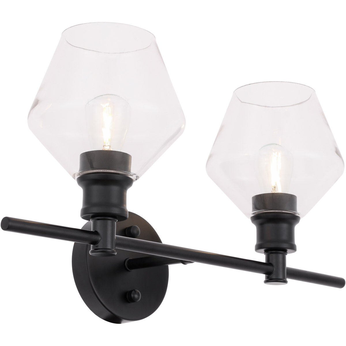 Rochester 2 Light 19 inch Black Wall sconce Wall Light