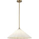 Alora Mood Serena 1 Light 20.5 inch Aged Gold Pendant Ceiling Light