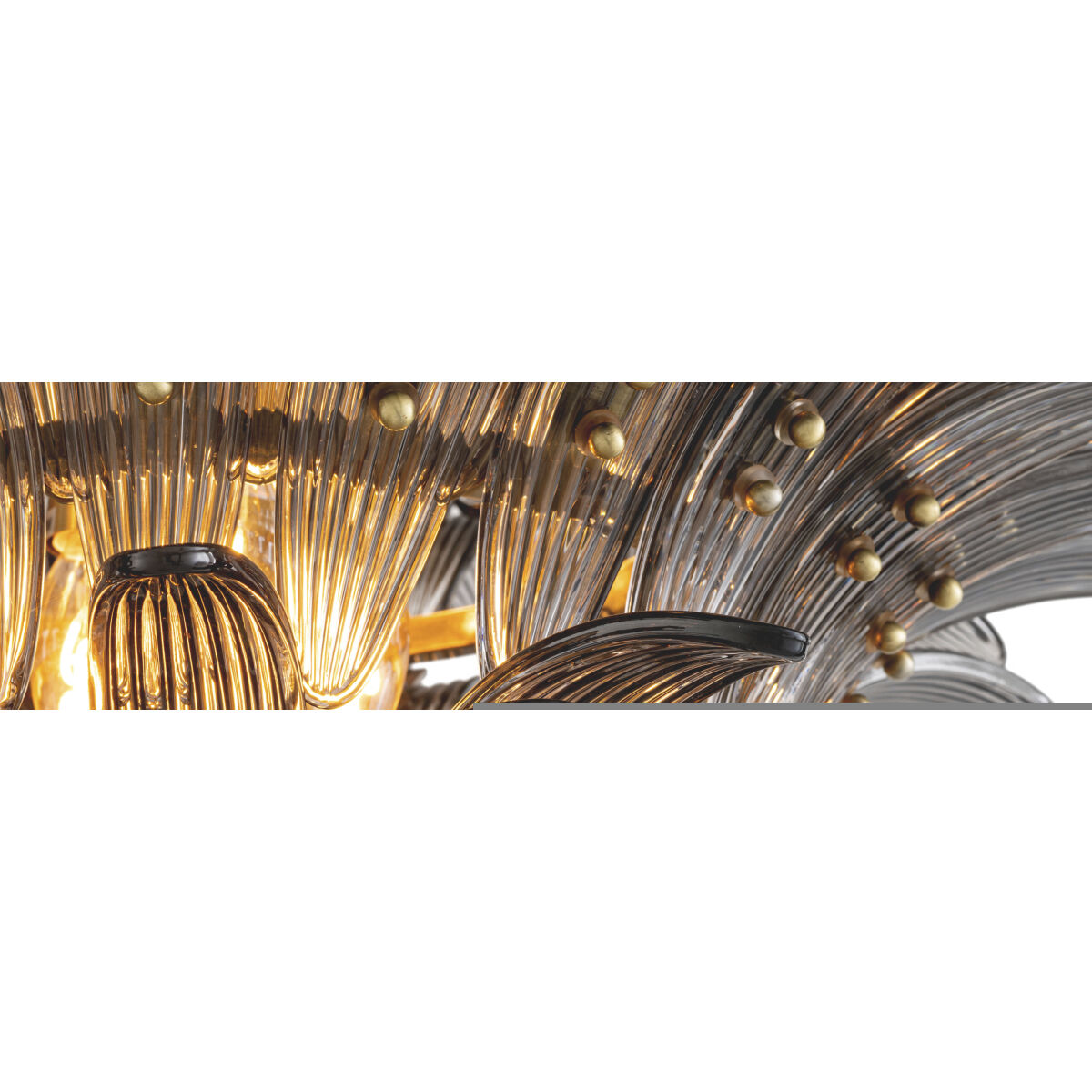 Italo 9 Light 31.5 inch Light Brushed Brass Chandelier Ceiling Light