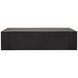 Element 68 X 36 inch Matte Black Coffee Table
