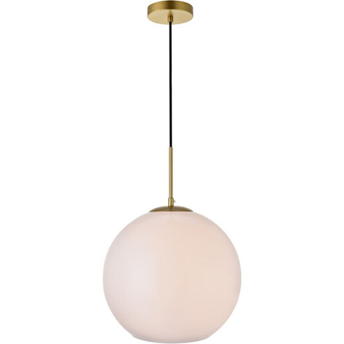 Baxter 1 Light 14 inch Brass Pendant Ceiling Light
