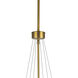 Alora Mood Manila Pendant Ceiling Light in Aged Gold and White Linen
