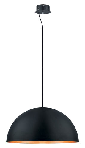 Gaetano LED 32 inch Black and Gold Pendant Ceiling Light