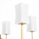Ayala 6 Light 32.75 inch Gold Leaf Chandelier Ceiling Light