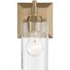 Yep Brilia 1 Light 4.88 inch Brushed Champagne Brass Wall Sconce Wall Light