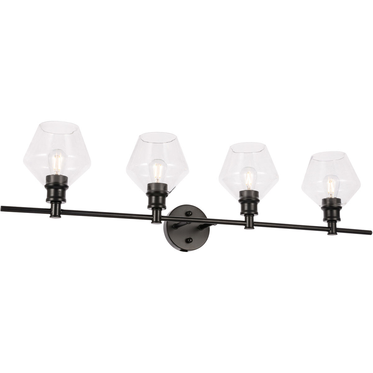 Rochester 4 Light 38 inch Black Wall sconce Wall Light