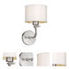 Signature 1 Light 7 inch Brushed Nickel Wall Sconce Wall Light