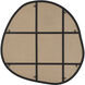 Dolly 45.25 X 44.25 inch Matte Black Wall Mirror