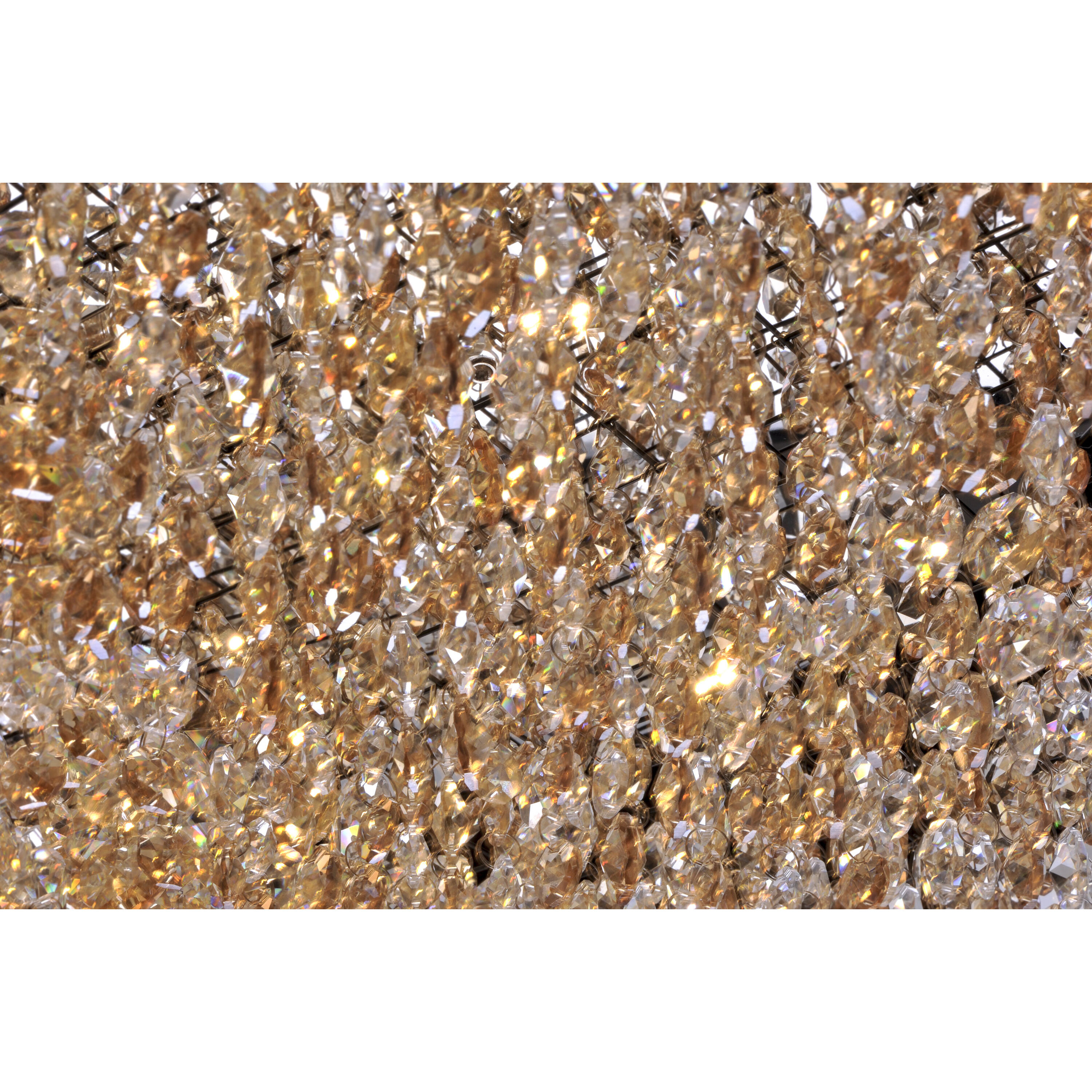 Mystic Single Pendant Ceiling Light in Bronze, Scotch Crystal