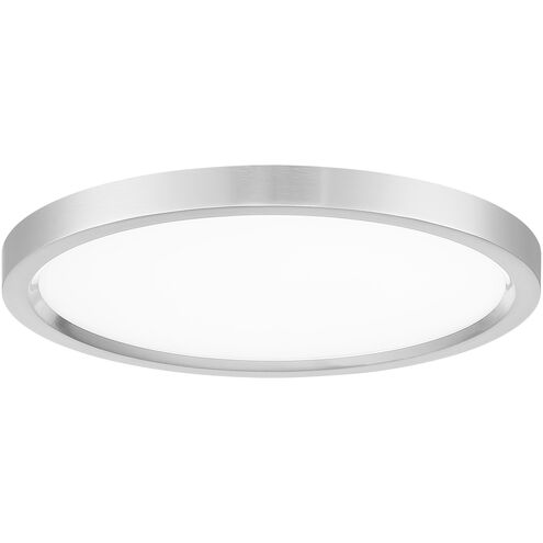 Round LED 15 inch Brushed Nickel Flush Mount Ceiling Light