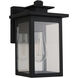 Rock Creek 1 Light 10.25 inch Textured Black Outdoor Wall Lantern