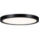 Stella LED 12 inch Black Flush Mount Ceiling Light, Essentials