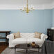 Williamsburgh 6 Light 24 inch Polished Brass Chandelier Ceiling Light