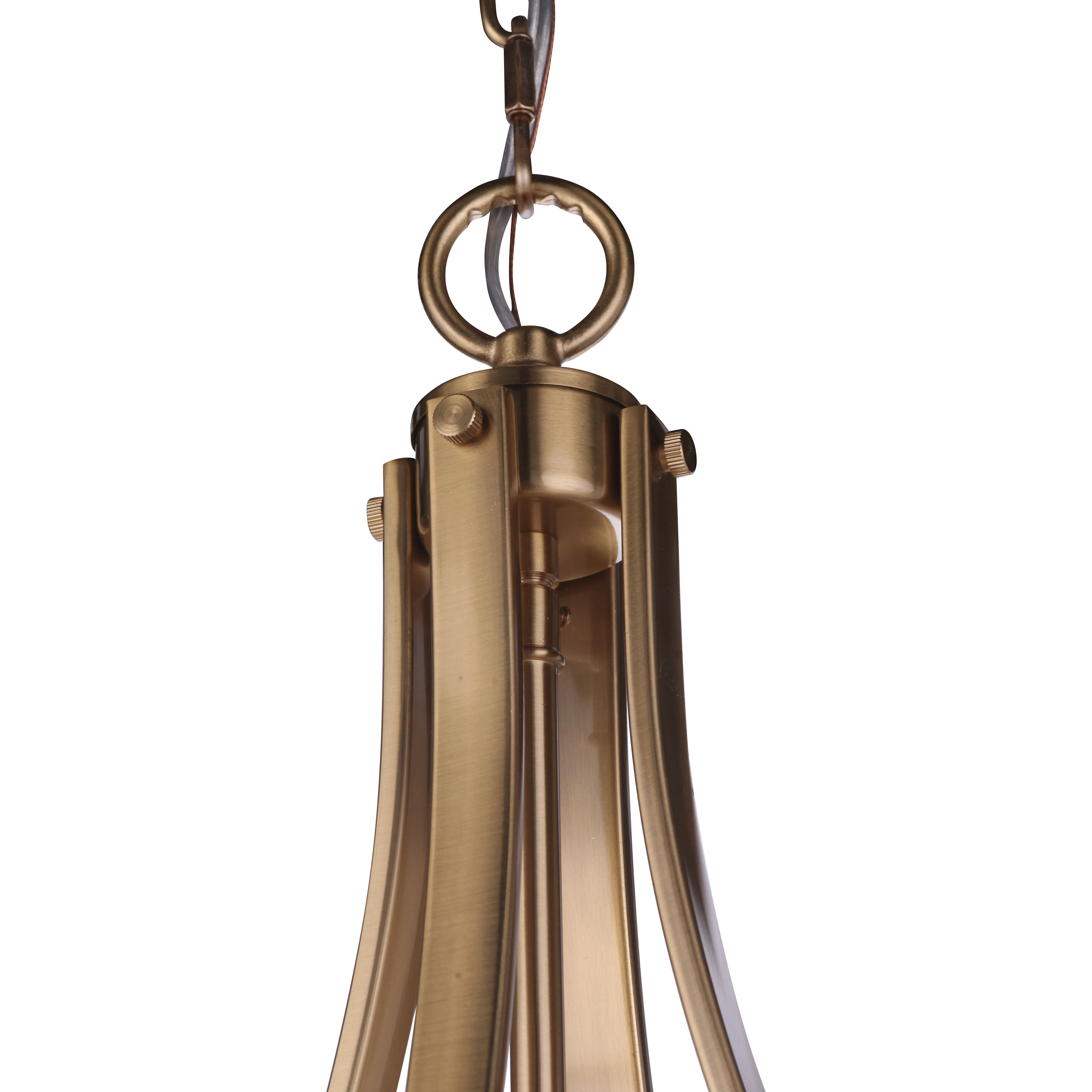 Elliot 5 Light 16 inch Satin Brass Pendant Ceiling Light