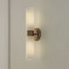 Alyssa 2 Light 5 inch Aged Brass Sconce Wall Light