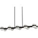 Selene 48 inch Black Linear Pendant Ceiling Light