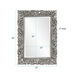 Barcelona 46 X 32 inch Glossy Nickel Wall Mirror
