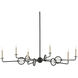 Privateer 6 Light 43.75 inch Blacksmith Chandelier Ceiling Light
