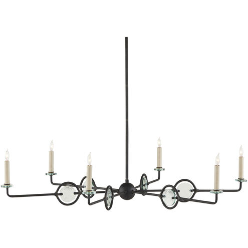 Privateer 6 Light 43.75 inch Blacksmith Chandelier Ceiling Light