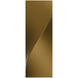 Double Diamond LED 2.75 inch Aged Brass ADA Wall Sconce Wall Light, dweLED