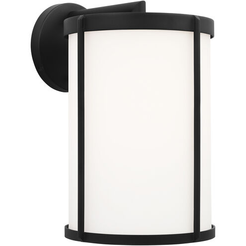 Luning 1 Light 15 inch Textured Black Outdoor Wall Lantern, Large