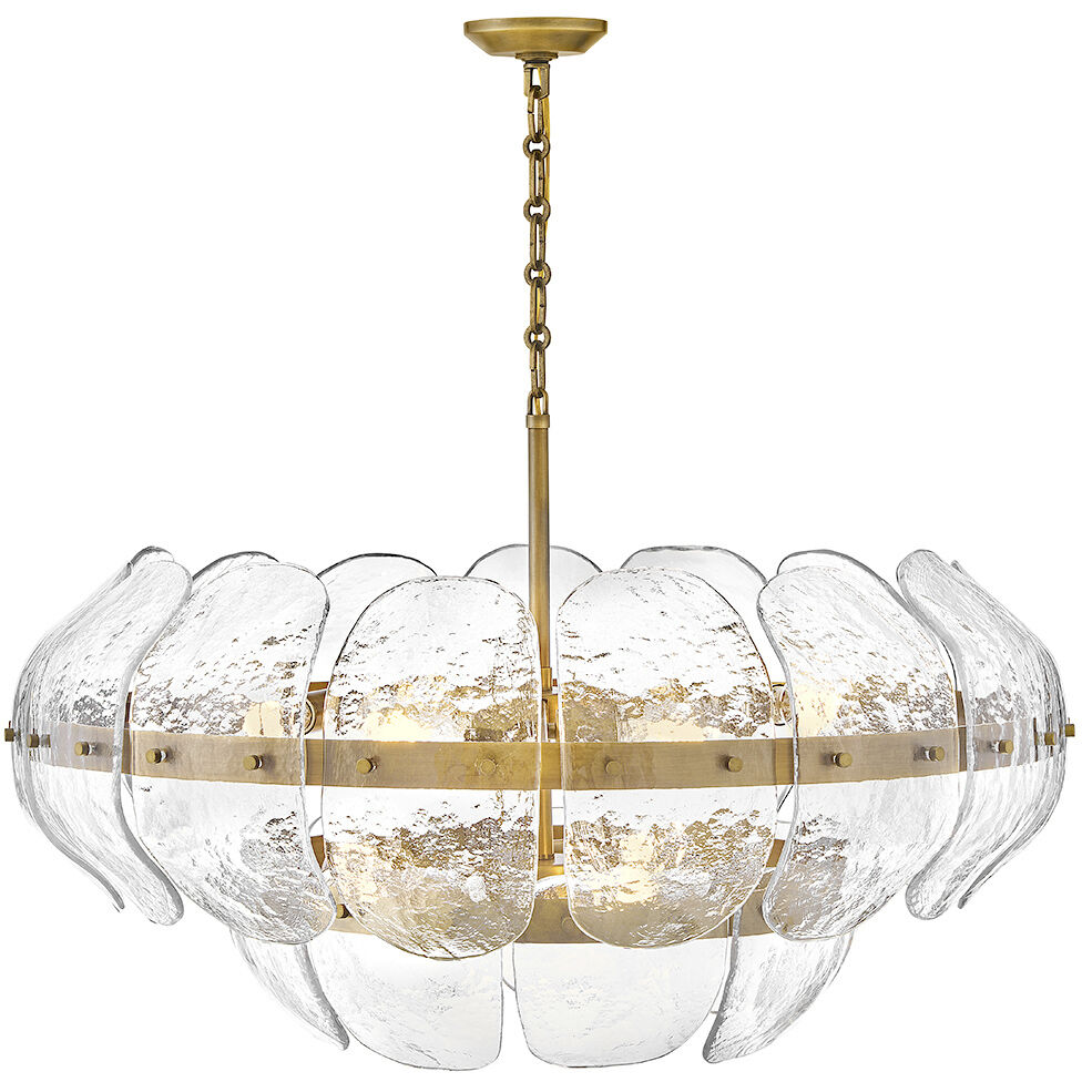 Lillia 9 Light 36.25 inch Heritage Brass Chandelier Ceiling Light