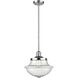 Franklin Restoration Oxford 1 Light 12 inch Polished Chrome Mini Pendant Ceiling Light in Incandescent, Seedy, Franklin Restoration