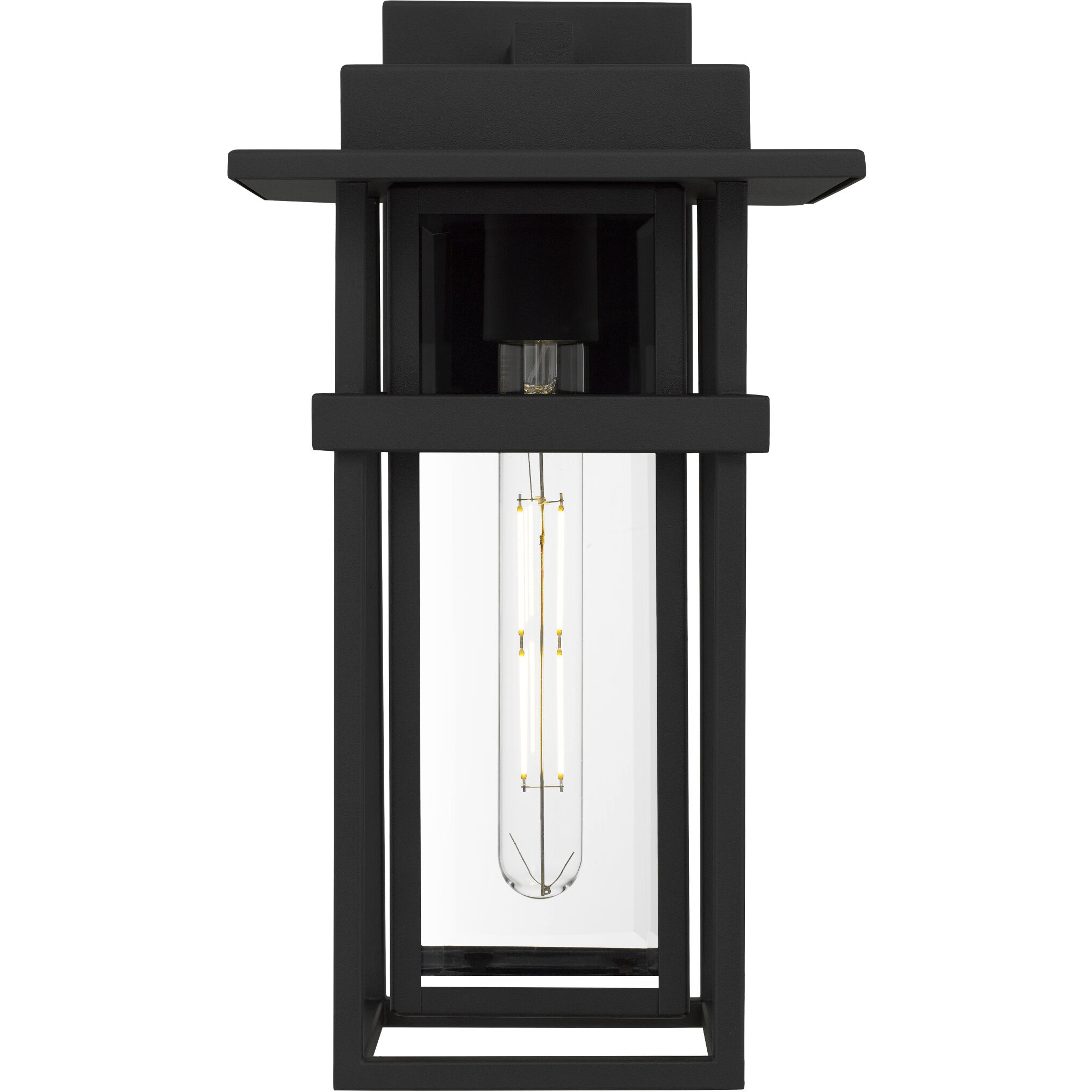 Morgan 1 Light 14.75 inch Earth Black Outdoor Wall Lantern