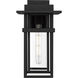 Morgan 1 Light 14.75 inch Earth Black Outdoor Wall Lantern
