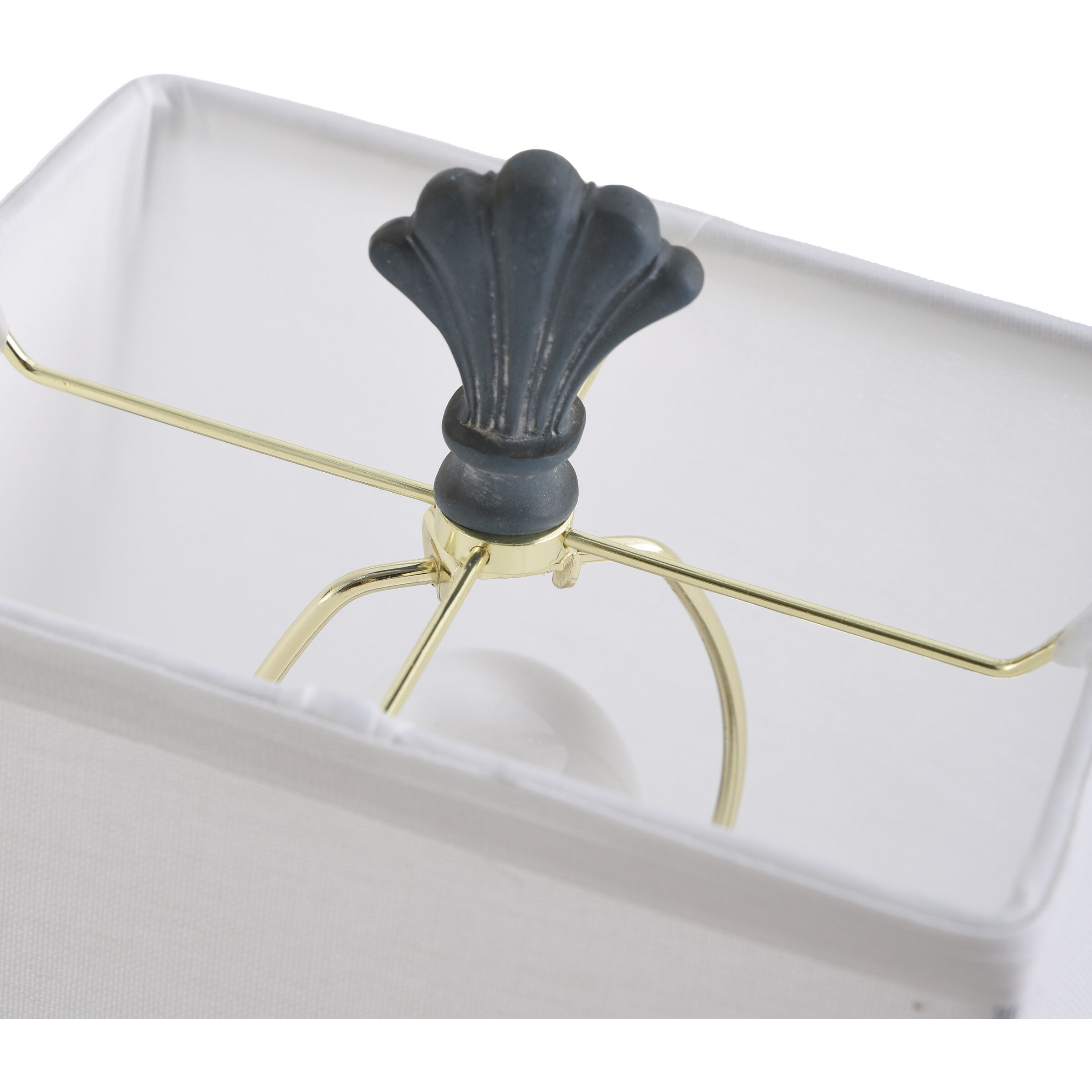 Longboat Key Shutter 28 inch 60.00 watt Stormy Deep Blue Table Lamp Portable Light