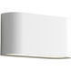 Velo 1 Light 11.02 inch Plaster ADA Interior Wall Light