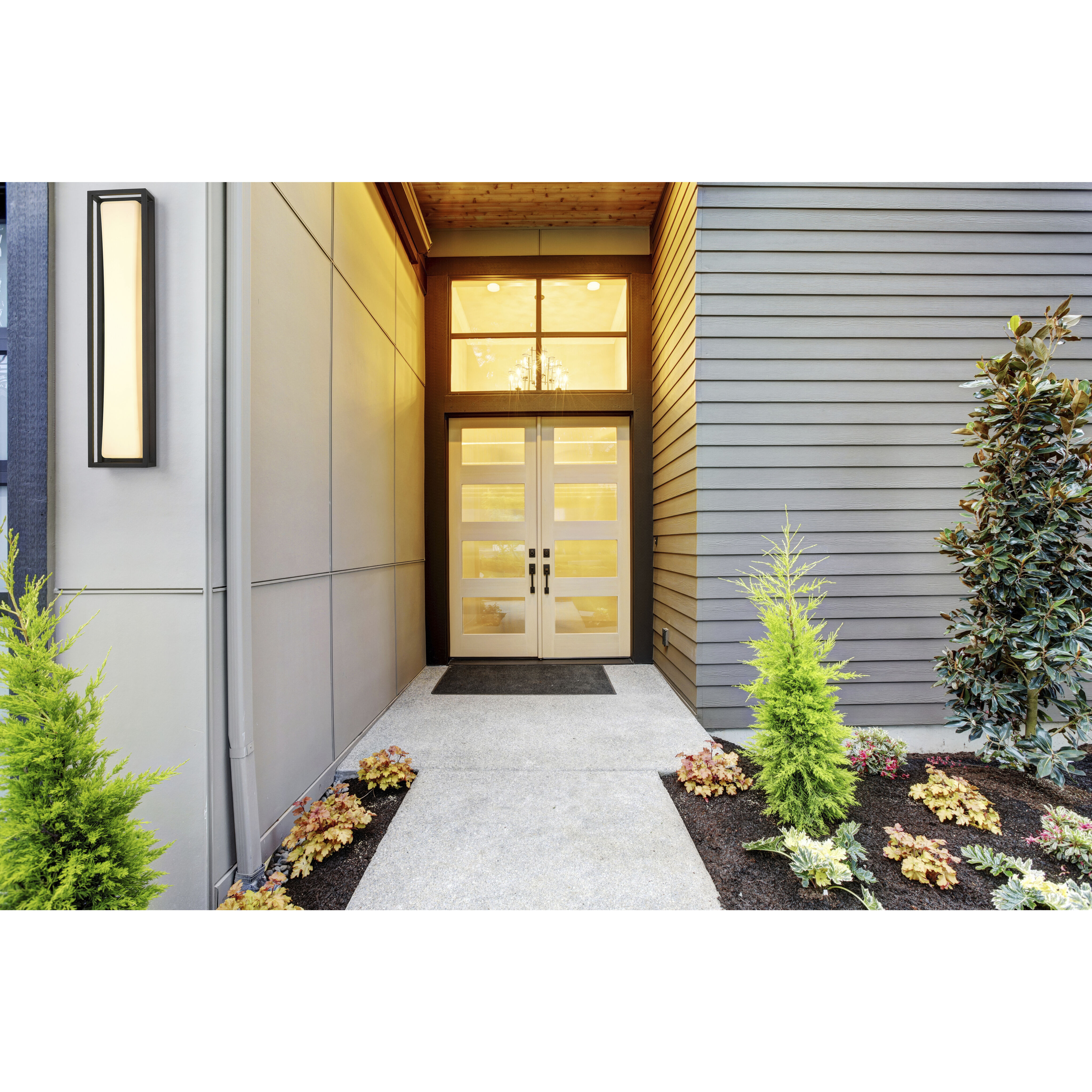 Baden Outdoor LED 24 inch Black Outdoor Wall Light