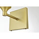 Foster 1 Light 6 inch Brass Bath Sconce Wall Light