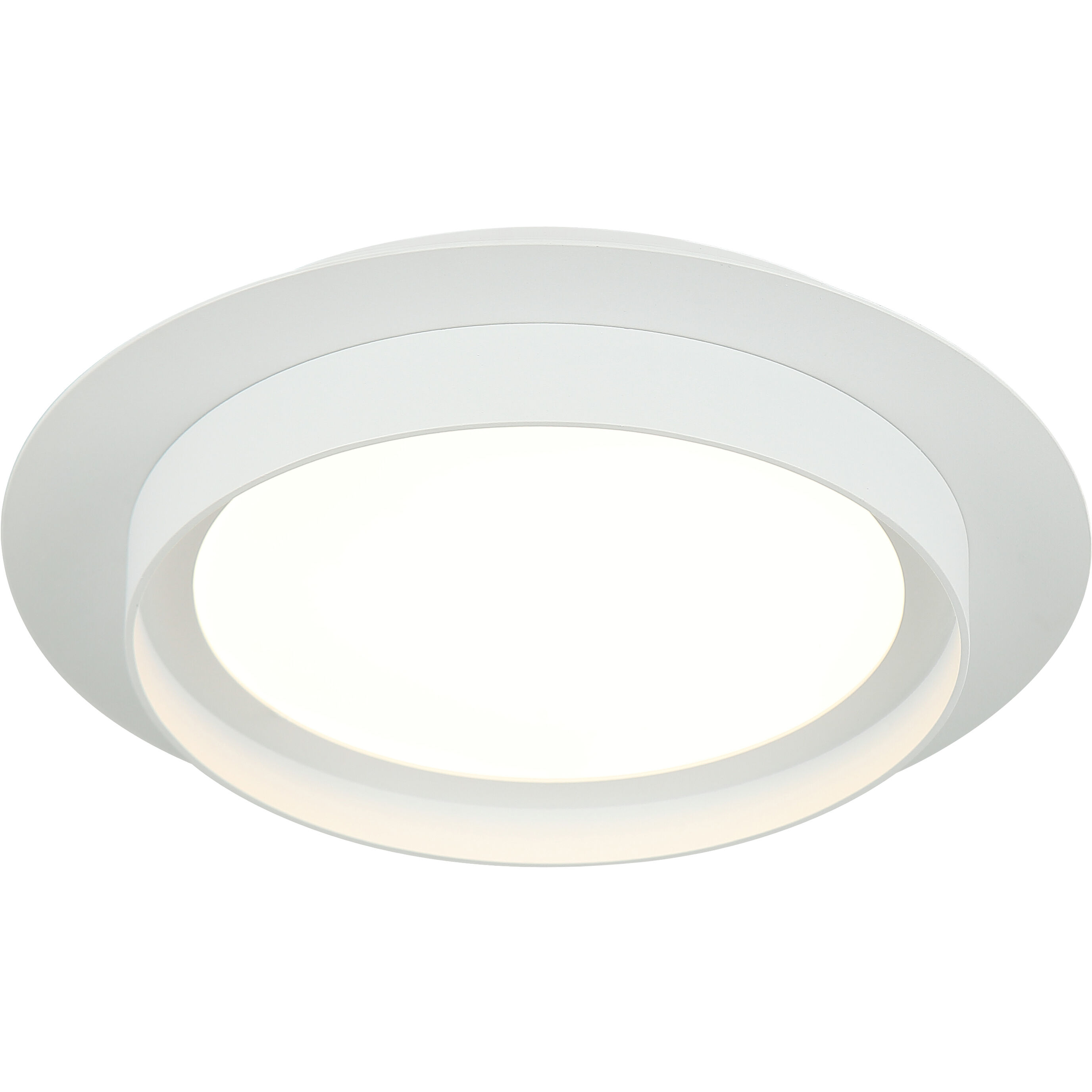 Iris LED 12 inch Matte White Ceiling Mount Ceiling Light