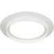 Iris LED 12 inch Matte White Ceiling Mount Ceiling Light
