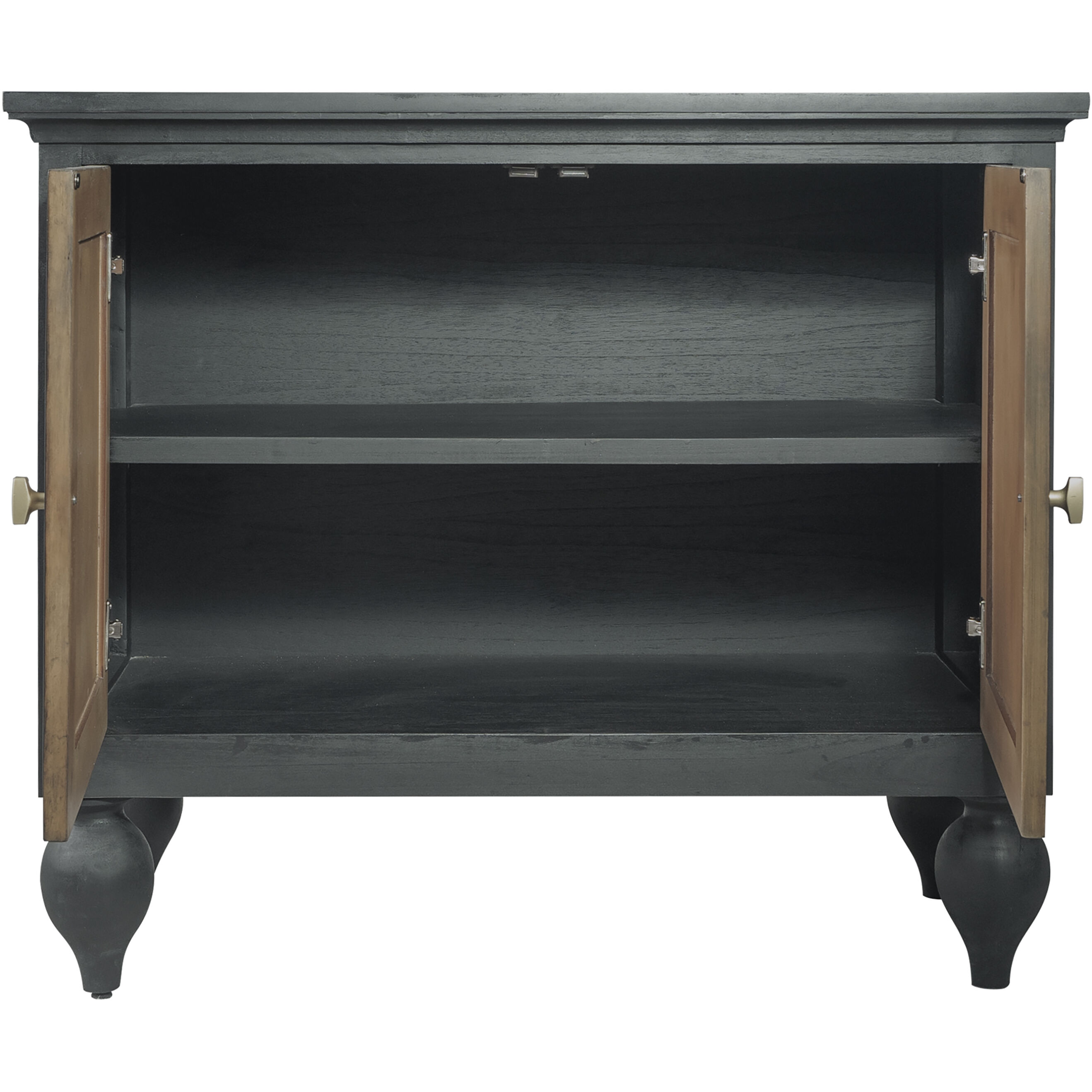 Piedmont Harvest Brown with Kettle Black Cabinet