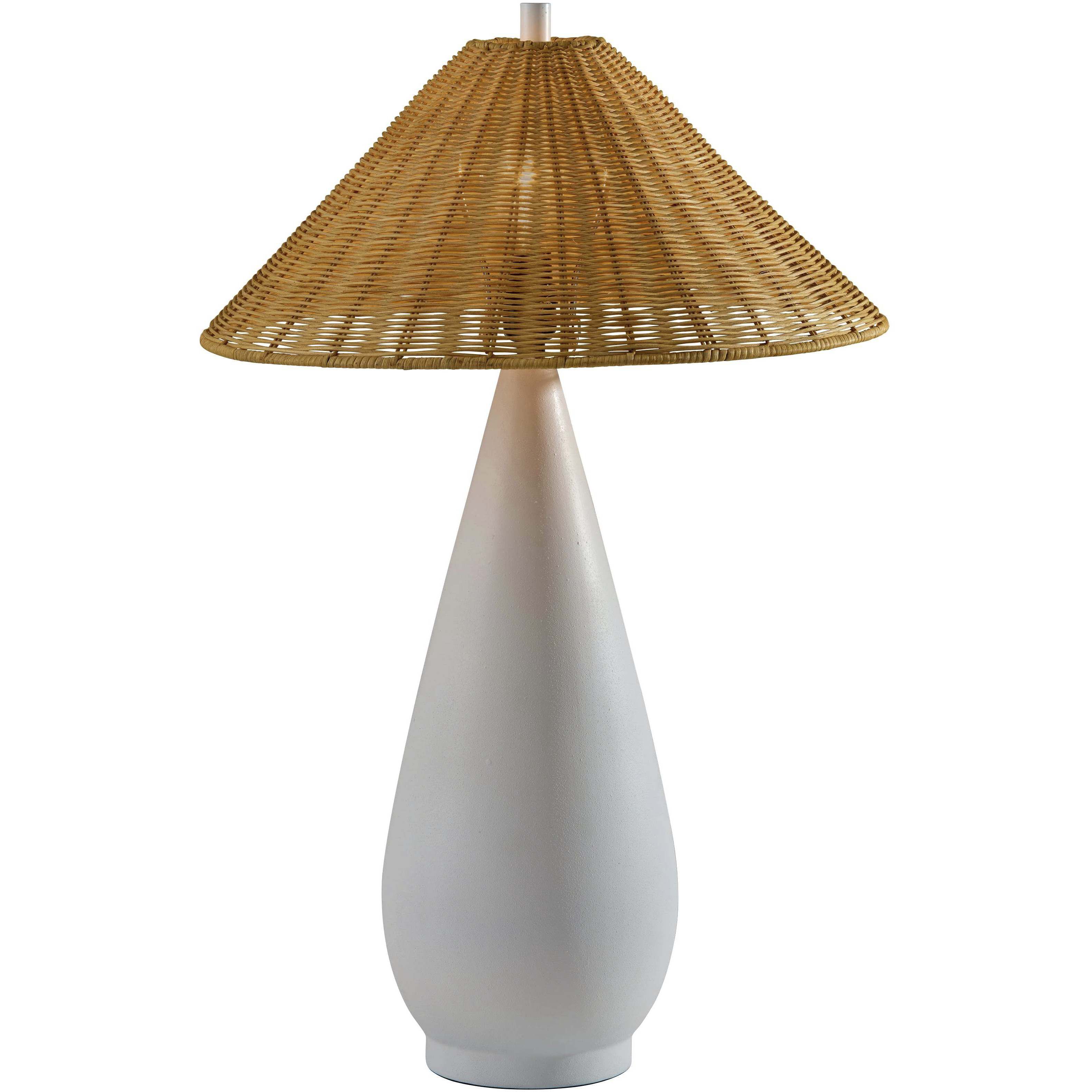 Lorelei 28 inch 100.00 watt White Rough Finished Ceramic Table Lamp Portable Light