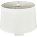 Elinor 32 inch 150.00 watt White Table Lamp Portable Light