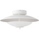 Prescott 15.63 inch Antique White Flush Mount Ceiling Light