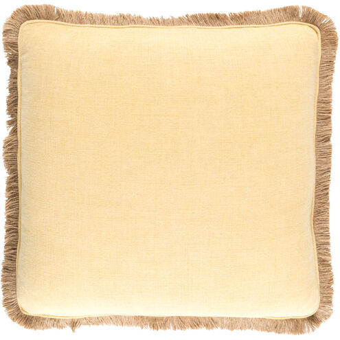 Ellery 22 X 22 inch Natural and Tan Pillow Cover