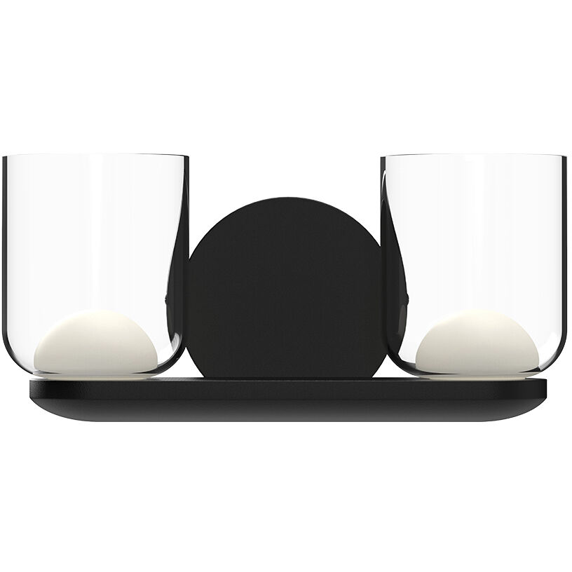 Cedar Bath Vanity Light Wall Light in Black