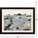 Slate Landscape Blue and Black and Gray and Multi Framed Art