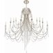 Arcadia 28 Light 61 inch Antique Silver Chandelier Ceiling Light