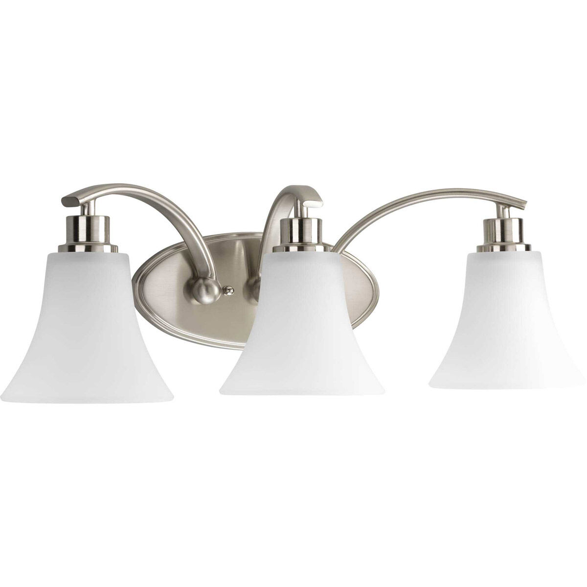 Athy 3 Light 22 inch Brushed Nickel Bath Vanity Wall Light