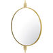 Propaganda 41 X 30 inch Gold Wall Mirror