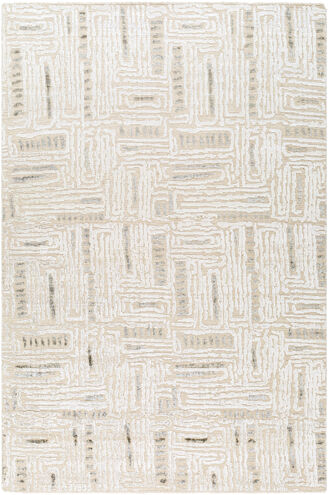 Amina 120 X 96 inch Beige Rug, Rectangle